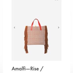 TORBOON Amalfi Rise Fringed Tote NWT